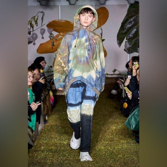 Collina Strada Runway Hand Dyed Straight Leg Jeans Size S - Picture 6 of 16